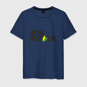 Мужская футболка хлопок с принтом JDM AS F*CK в Белгороде, 100% хлопок | прямой крой, круглый вырез горловины, длина до линии бедер, слегка спущенное плечо. | fail crew