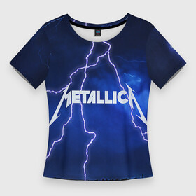 Женская футболка 3D Slim с принтом METALLICA в Белгороде,  |  | metallica | rock | металлика | рок