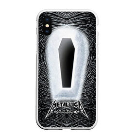 Чехол для iPhone XS Max матовый с принтом METALLICA в Белгороде, Силикон | Область печати: задняя сторона чехла, без боковых панелей | металлика