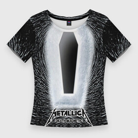 Женская футболка 3D Slim с принтом METALLICA в Белгороде,  |  | металлика
