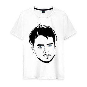 Мужская футболка хлопок с принтом ETOZHEMAD в Белгороде, 100% хлопок | прямой крой, круглый вырез горловины, длина до линии бедер, слегка спущенное плечо. | etozhemad maddyson мэд стрим твич