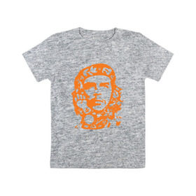 Детская футболка хлопок с принтом Che Guevara в Белгороде, 100% хлопок | круглый вырез горловины, полуприлегающий силуэт, длина до линии бедер | che | che guevaracuba | guevara | гевара | куба | че | чегевара
