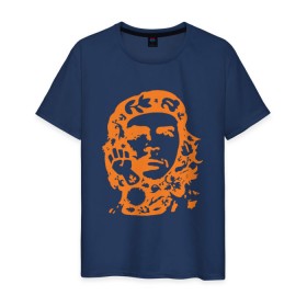 Мужская футболка хлопок с принтом Che Guevara в Белгороде, 100% хлопок | прямой крой, круглый вырез горловины, длина до линии бедер, слегка спущенное плечо. | Тематика изображения на принте: che | che guevaracuba | guevara | гевара | куба | че | чегевара