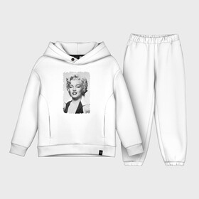 Детский костюм хлопок Oversize с принтом Мэрилин Монро (Marilyn Monroe) в Белгороде,  |  | marilyn monroe | актриса | мэрилин монро | певица