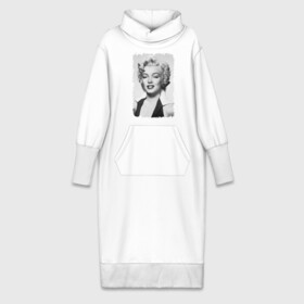 Платье удлиненное хлопок с принтом Мэрилин Монро (Marilyn Monroe) в Белгороде,  |  | marilyn monroe | актриса | мэрилин монро | певица