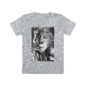 Детская футболка хлопок с принтом Marilyn Monroe в Белгороде, 100% хлопок | круглый вырез горловины, полуприлегающий силуэт, длина до линии бедер | marilyn monroe | актриса | мэрилин монро | певица