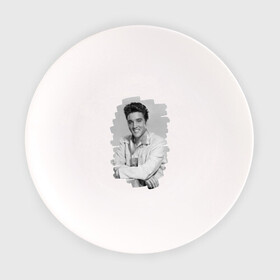 Тарелка с принтом Elvis Presley в Белгороде, фарфор | диаметр - 210 мм
диаметр для нанесения принта - 120 мм | Тематика изображения на принте: elvis presley | король | рок н ролл | элвис пресли