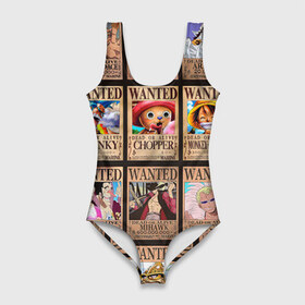 Купальник-боди 3D с принтом One Piece в Белгороде, 82% полиэстер, 18% эластан | Круглая горловина, круглый вырез на спине | anime | one piece | аниме | ван пис