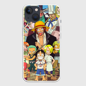 Чехол для iPhone 13 с принтом One Piece персонажи в Белгороде,  |  | Тематика изображения на принте: anime | one piece | аниме | ван пис