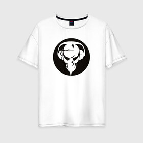 Женская футболка хлопок Oversize с принтом Pirate в Белгороде, 100% хлопок | свободный крой, круглый ворот, спущенный рукав, длина до линии бедер
 | Тематика изображения на принте: dnb | jungle | пиратская станция