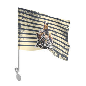 Флаг для автомобиля с принтом Prison School в Белгороде, 100% полиэстер | Размер: 30*21 см | kangoku gakuen | kiyoshi fujino | киёши фуджино | призон скул