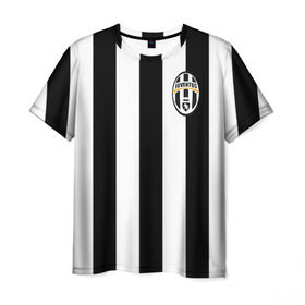 Мужская футболка 3D с принтом Juventus Tevez в Белгороде, 100% полиэфир | прямой крой, круглый вырез горловины, длина до линии бедер | football | juventus | tevez | фк | футбол | ювентус
