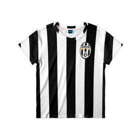 Детская футболка 3D с принтом Juventus Tevez в Белгороде, 100% гипоаллергенный полиэфир | прямой крой, круглый вырез горловины, длина до линии бедер, чуть спущенное плечо, ткань немного тянется | football | juventus | tevez | фк | футбол | ювентус