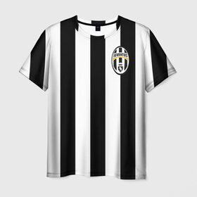 Мужская футболка 3D с принтом Juventus Pirlo в Белгороде, 100% полиэфир | прямой крой, круглый вырез горловины, длина до линии бедер | football | juventus | pirlo | фк | футбол | ювентус