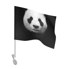Флаг для автомобиля с принтом Панда в Белгороде, 100% полиэстер | Размер: 30*21 см | панда