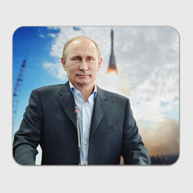 Коврик прямоугольный с принтом В.В. Путин в Белгороде, натуральный каучук | размер 230 х 185 мм; запечатка лицевой стороны | 