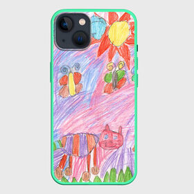 Чехол для iPhone 13 с принтом Детские рисунки в Белгороде,  |  | dg | габбана | детский | дольче | карандаш | картина | мода | рисунок