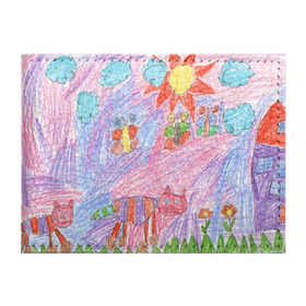 Обложка для студенческого билета с принтом Детские рисунки в Белгороде, натуральная кожа | Размер: 11*8 см; Печать на всей внешней стороне | Тематика изображения на принте: dg | габбана | детский | дольче | карандаш | картина | мода | рисунок