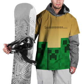 Накидка на куртку 3D с принтом Minecraft в Белгороде, 100% полиэстер |  | Тематика изображения на принте: крипер