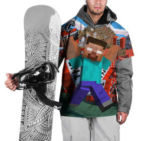 Накидка на куртку 3D с принтом Minecraft в Белгороде, 100% полиэстер |  | Тематика изображения на принте: крипер