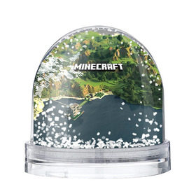 Снежный шар с принтом Minecraft в Белгороде, Пластик | Изображение внутри шара печатается на глянцевой фотобумаге с двух сторон | крипер