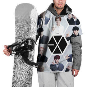 Накидка на куртку 3D с принтом Exo в Белгороде, 100% полиэстер |  | Тематика изображения на принте: k pop | kpop | ехо | кай | кей поп | корейская попса | корея | кпоп | экзо | эксо
