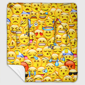Плед с рукавами с принтом Emoji в Белгороде, 100% полиэстер | Закругленные углы, все края обработаны. Ткань не мнется и не растягивается. Размер 170*145 | emoji | смайлы | эмоджи