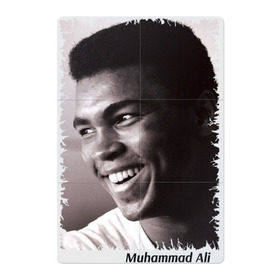 Магнитный плакат 2Х3 с принтом Мухаммед Али (Muhammad Ali) в Белгороде, Полимерный материал с магнитным слоем | 6 деталей размером 9*9 см | мухаммед али
