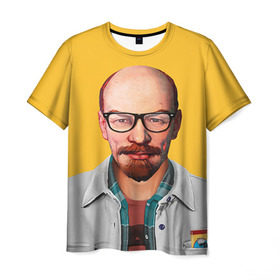 Мужская футболка 3D с принтом Ленин хипстер в Белгороде, 100% полиэфир | прямой крой, круглый вырез горловины, длина до линии бедер | lenin | ильич | ленин | ретро | ссср | товарищ | хипстер