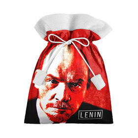Подарочный 3D мешок с принтом Ленин в Белгороде, 100% полиэстер | Размер: 29*39 см | Тематика изображения на принте: lenin | ильич | ленин | ретро | ссср | товарищ