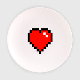 Тарелка 3D с принтом Minecraft сердце в Белгороде, фарфор | диаметр - 210 мм
диаметр для нанесения принта - 120 мм | minecraft | minecraft сердцесердце | игра | майнкрафт.