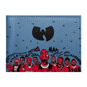 Обложка для студенческого билета с принтом Wu-Tang Clan в Белгороде, натуральная кожа | Размер: 11*8 см; Печать на всей внешней стороне | Тематика изображения на принте: хип хоп