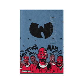 Обложка для паспорта матовая кожа с принтом Wu-Tang Clan в Белгороде, натуральная матовая кожа | размер 19,3 х 13,7 см; прозрачные пластиковые крепления | Тематика изображения на принте: хип хоп