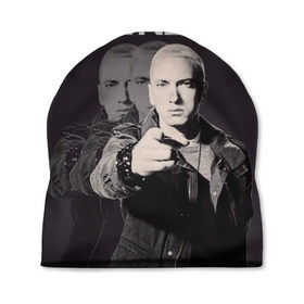 Шапка 3D с принтом Eminem в Белгороде, 100% полиэстер | универсальный размер, печать по всей поверхности изделия | eminem | music | rap | музыка | реп | эминем