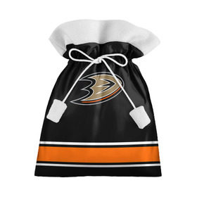 Подарочный 3D мешок с принтом Anaheim Ducks Selanne в Белгороде, 100% полиэстер | Размер: 29*39 см | Тематика изображения на принте: anaheim ducks selanne | nhl | спорт | хоккей