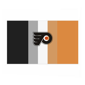 Бумага для упаковки 3D с принтом Philadelphia Flyers в Белгороде, пластик и полированная сталь | круглая форма, металлическое крепление в виде кольца | nhl | philadelphia flyers | спорт | хоккей