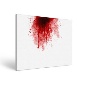 Холст прямоугольный с принтом Кровь в Белгороде, 100% ПВХ |  | Тематика изображения на принте: halloween | без головы | кровь | праздник | тыква | хэллоуин