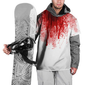 Накидка на куртку 3D с принтом Кровь в Белгороде, 100% полиэстер |  | Тематика изображения на принте: halloween | без головы | кровь | праздник | тыква | хэллоуин