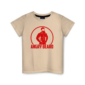 Детская футболка хлопок с принтом Кроссфит Бородач в Белгороде, 100% хлопок | круглый вырез горловины, полуприлегающий силуэт, длина до линии бедер | crossfit бородач | кроссфит