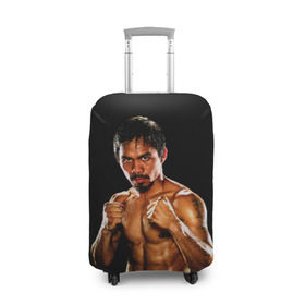 Чехол для чемодана 3D с принтом Менни Пакьяо в Белгороде, 86% полиэфир, 14% спандекс | двустороннее нанесение принта, прорези для ручек и колес | boxing | manny | pacquiao | бокс | боксер | знаменитость | мэнни | мэнни пакьяо | спорт