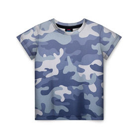 Детская футболка 3D с принтом Камуфляж в Белгороде, 100% гипоаллергенный полиэфир | прямой крой, круглый вырез горловины, длина до линии бедер, чуть спущенное плечо, ткань немного тянется | army | military | армия