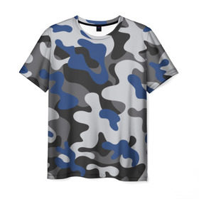 Мужская футболка 3D с принтом Камуфляж в Белгороде, 100% полиэфир | прямой крой, круглый вырез горловины, длина до линии бедер | Тематика изображения на принте: army | military | армия