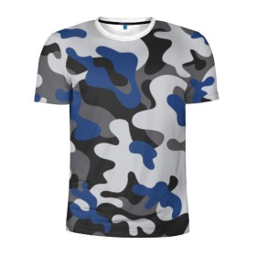 Мужская футболка 3D спортивная с принтом Камуфляж в Белгороде, 100% полиэстер с улучшенными характеристиками | приталенный силуэт, круглая горловина, широкие плечи, сужается к линии бедра | army | military | армия
