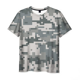 Мужская футболка 3D с принтом Камуфляж в Белгороде, 100% полиэфир | прямой крой, круглый вырез горловины, длина до линии бедер | Тематика изображения на принте: army | military | армейские | армия | камуфляж | комуфляж