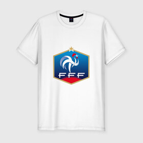 Мужская футболка премиум с принтом Сборная Франции в Белгороде, 92% хлопок, 8% лайкра | приталенный силуэт, круглый вырез ворота, длина до линии бедра, короткий рукав | сборная франции
france | франция | футбол