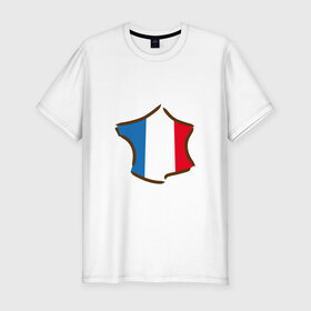 Мужская футболка премиум с принтом Сборная Франции в Белгороде, 92% хлопок, 8% лайкра | приталенный силуэт, круглый вырез ворота, длина до линии бедра, короткий рукав | 