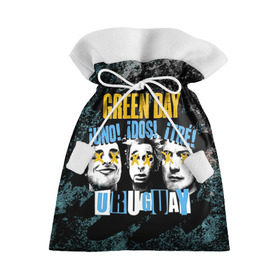 Подарочный 3D мешок с принтом Green Day в Белгороде, 100% полиэстер | Размер: 29*39 см | green day | rock | грин дей | рок