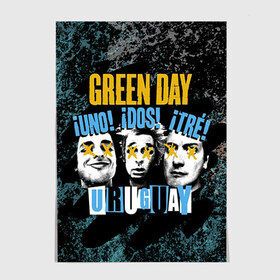 Постер с принтом Green Day в Белгороде, 100% бумага
 | бумага, плотность 150 мг. Матовая, но за счет высокого коэффициента гладкости имеет небольшой блеск и дает на свету блики, но в отличии от глянцевой бумаги не покрыта лаком | green day | rock | грин дей | рок