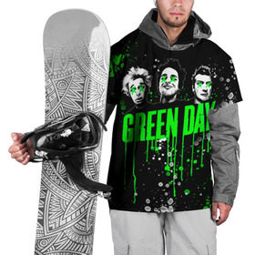 Накидка на куртку 3D с принтом Green Day в Белгороде, 100% полиэстер |  | green day | rock | грин дей | рок