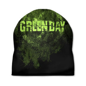 Шапка 3D с принтом Green Day в Белгороде, 100% полиэстер | универсальный размер, печать по всей поверхности изделия | green day | rock | грин дей | рок